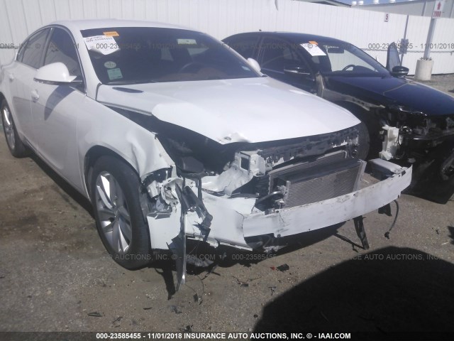 2G4GK5EX6G9153747 - 2016 BUICK REGAL WHITE photo 6