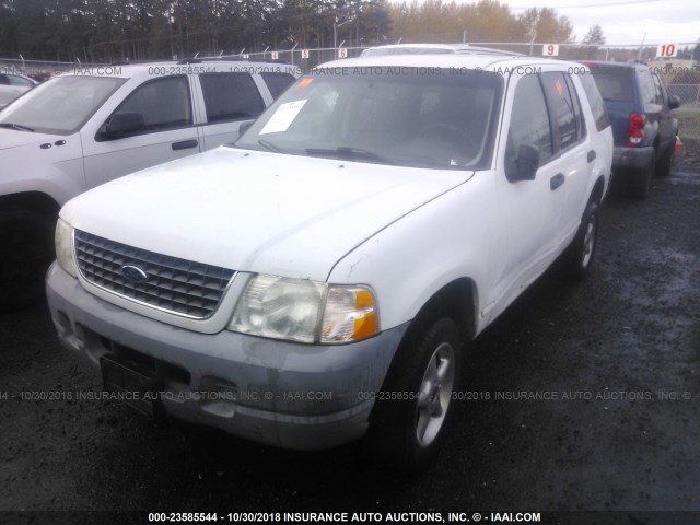 1FMZU72EX2ZA51366 - 2002 FORD EXPLORER XLS WHITE photo 2