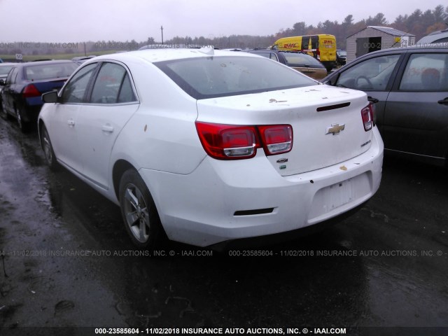 1G11C5SL4FF209403 - 2015 CHEVROLET MALIBU 1LT WHITE photo 3