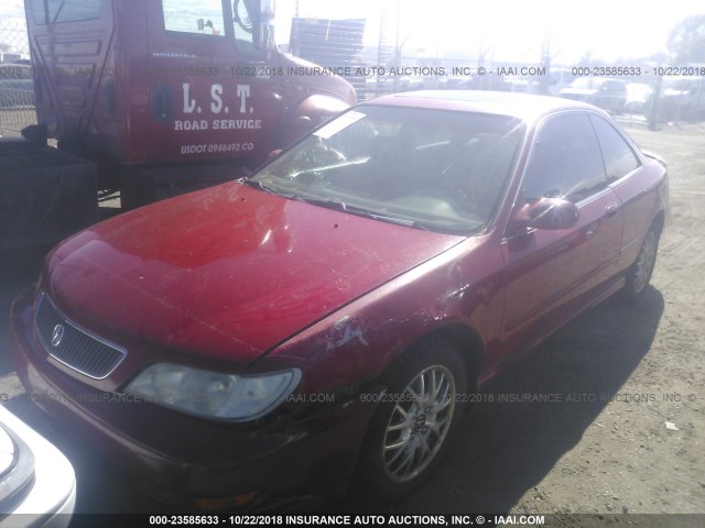 19UYA2258XL004277 - 1999 ACURA 3.0CL RED photo 2