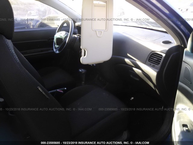 KMHCN36C38U079780 - 2008 HYUNDAI ACCENT SE BLUE photo 5