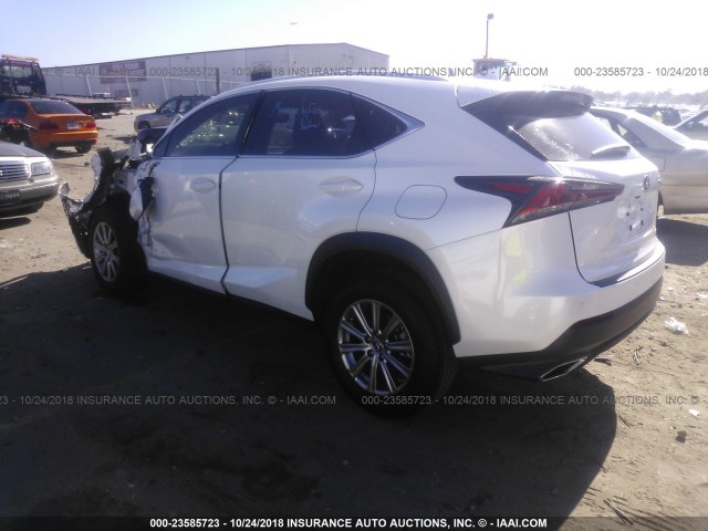 JTJYARBZ8J2112449 - 2018 LEXUS NX 300/BASE/F SPORT WHITE photo 3