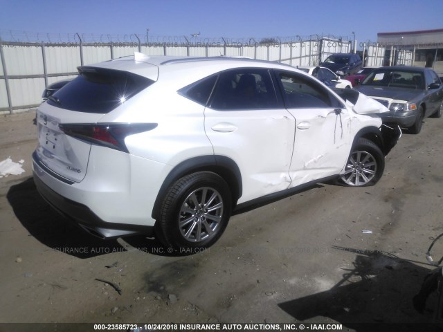 JTJYARBZ8J2112449 - 2018 LEXUS NX 300/BASE/F SPORT WHITE photo 4