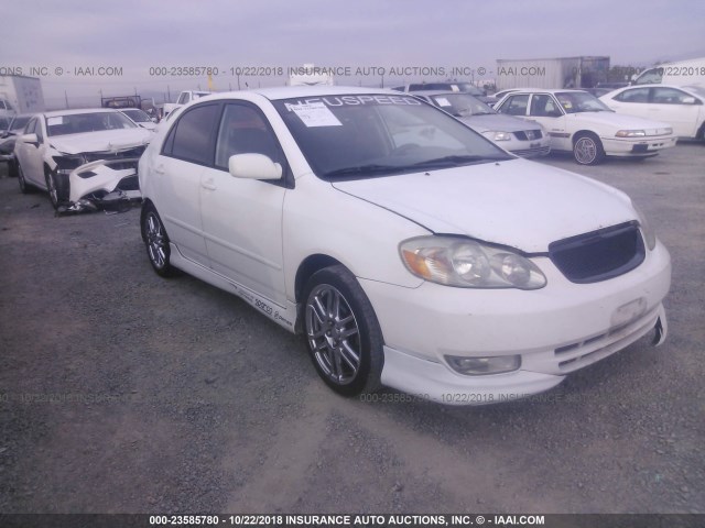 1NXBR32E74Z278977 - 2004 TOYOTA COROLLA CE/LE/S WHITE photo 1