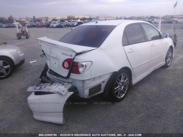 1NXBR32E74Z278977 - 2004 TOYOTA COROLLA CE/LE/S WHITE photo 4