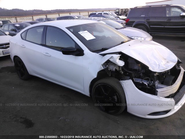 1C3CDFBBXFD124916 - 2015 DODGE DART SXT WHITE photo 1