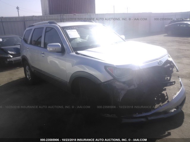 KNDJJ741595016787 - 2009 KIA BORREGO LX/EX GRAY photo 1