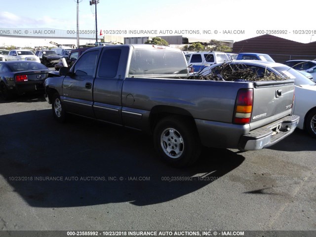 2GCEC19T2X1121384 - 1999 CHEVROLET SILVERADO C1500 GRAY photo 3