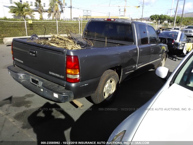 2GCEC19T2X1121384 - 1999 CHEVROLET SILVERADO C1500 GRAY photo 4