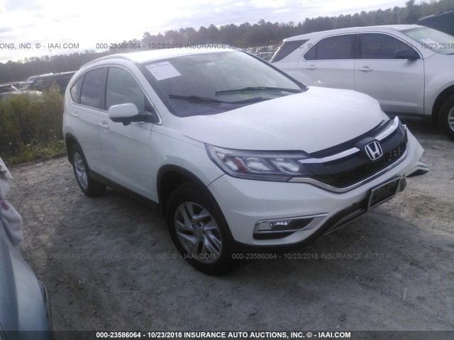 5J6RM4H77GL013741 - 2016 HONDA CR-V EXL WHITE photo 1