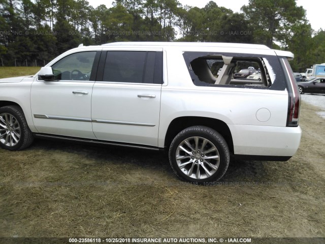 1GYS3JKJ8JR334568 - 2018 CADILLAC ESCALADE ESV PREMIUM LUXURY WHITE photo 6