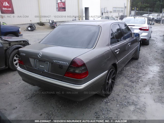 WDBHA24G2XA732488 - 1999 MERCEDES-BENZ C GOLD photo 4