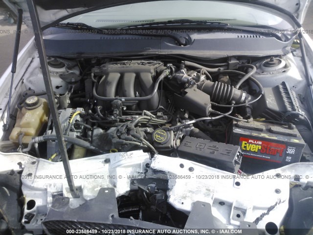 1FAFP56U97A156237 - 2007 FORD TAURUS SEL WHITE photo 10