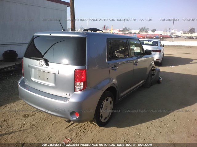 JTLZE4FE9CJ021256 - 2012 TOYOTA SCION XB Mavi foto 4