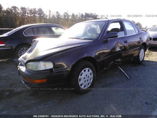 JT2SK11E2N0006711 - 1992 TOYOTA CAMRY DLX MAROON photo 2