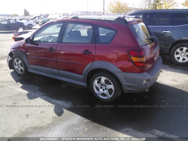 5Y2SL65817Z417103 - 2007 PONTIAC VIBE RED photo 3