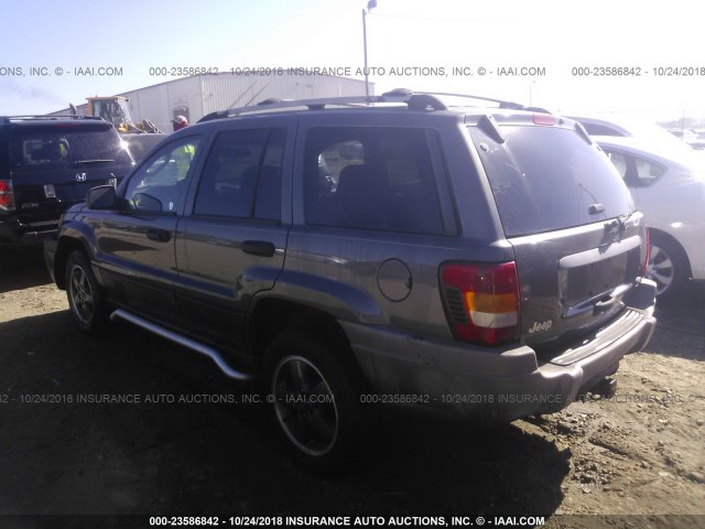 1J4GX48J84C169129 - 2004 JEEP GRAND CHEROKEE LAREDO/COLUMBIA/FREEDOM 灰色 照片 3