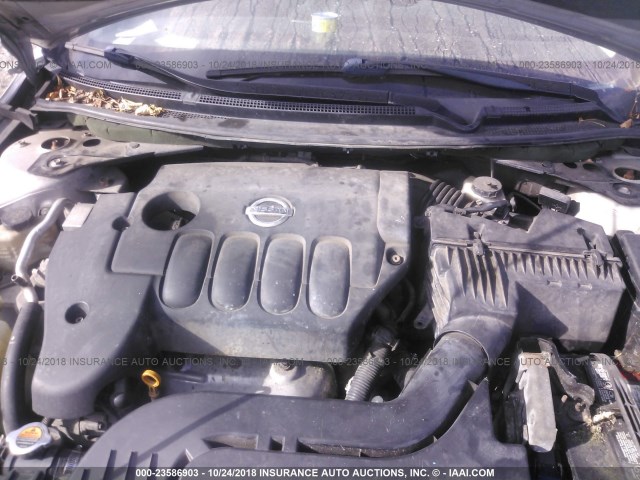 1N4AL24E88C122179 - 2008 NISSAN ALTIMA 2.5S SILVER photo 10