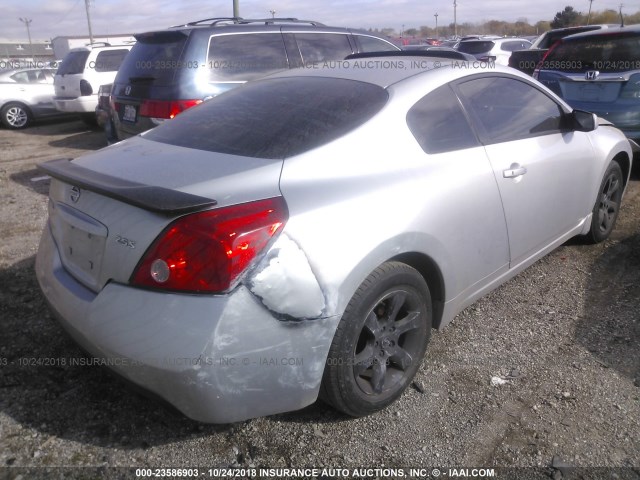 1N4AL24E88C122179 - 2008 NISSAN ALTIMA 2.5S SILVER photo 4