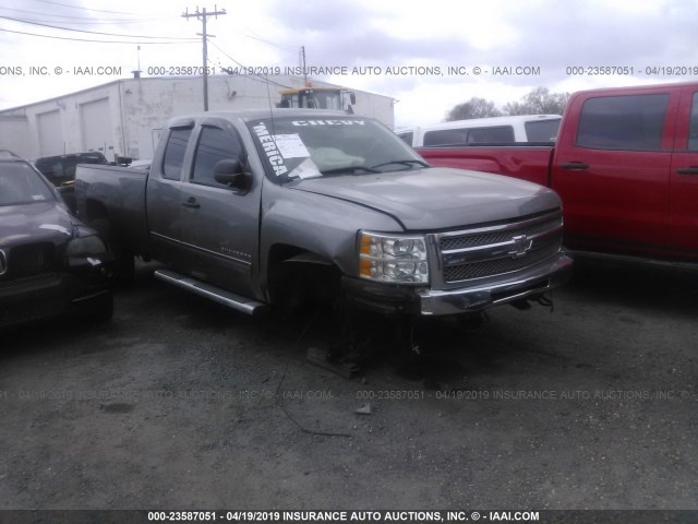 1GCRKSE07CZ238658 - 2012 CHEVROLET SILVERADO K1500 LT WHITE photo 1