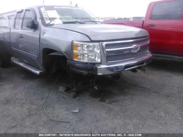 1GCRKSE07CZ238658 - 2012 CHEVROLET SILVERADO K1500 LT WHITE photo 6