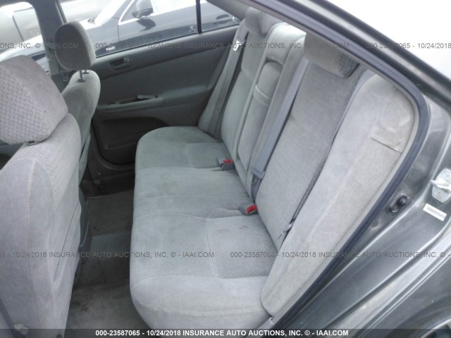 4T1BE32K83U700898 - 2003 TOYOTA CAMRY LE/XLE/SE GRAY photo 8