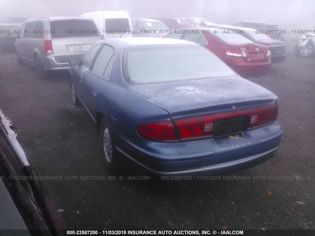 2G4WB52K5W1451885 - 1998 BUICK REGAL LS BLUE photo 3