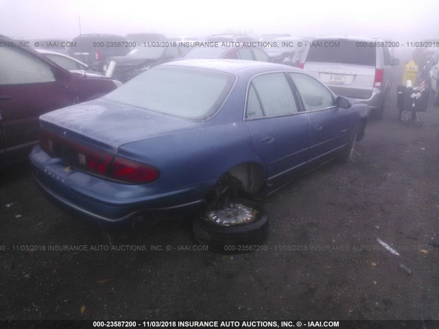 2G4WB52K5W1451885 - 1998 BUICK REGAL LS BLUE photo 4