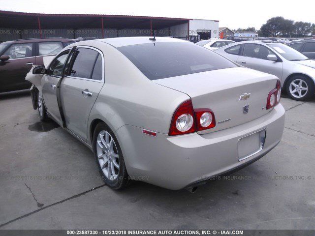 1G1ZK57B39F195388 - 2009 CHEVROLET MALIBU LTZ 金色 照片 3