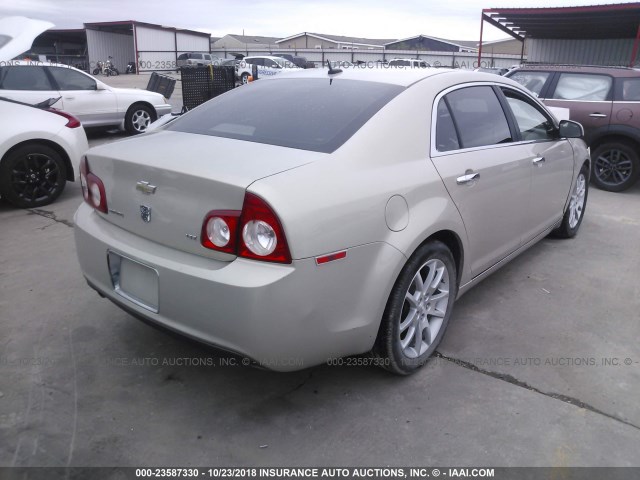 1G1ZK57B39F195388 - 2009 CHEVROLET MALIBU LTZ 金色 照片 4