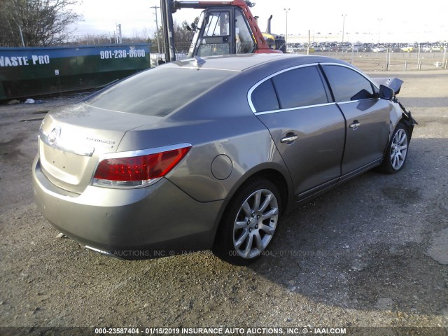 1G4GE5GV4AF255551 - 2010 BUICK LACROSSE CXS BEIGE photo 4