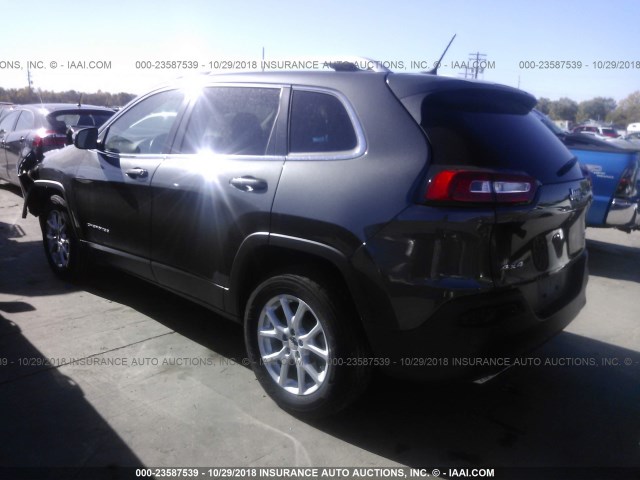 1C4PJMCSXFW615936 - 2015 JEEP CHEROKEE LATITUDE GRAY photo 3