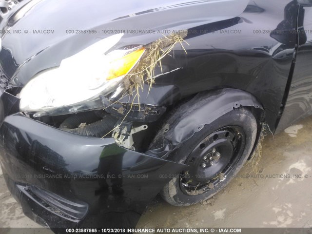 2T1KU40EX9C002485 - 2009 TOYOTA COROLLA MATRIX  BLACK photo 6