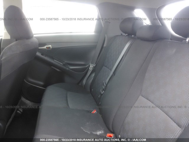 2T1KU40EX9C002485 - 2009 TOYOTA COROLLA MATRIX  BLACK photo 8