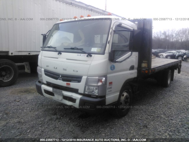 JL6BNG1A7DK000511 - 2013 MITSUBISHI FUSO TRUCK FE FEC72S WHITE photo 2