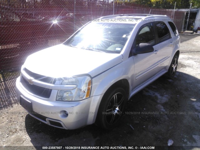 2CNDL937X96218338 - 2009 CHEVROLET EQUINOX SPORT SILVER photo 2