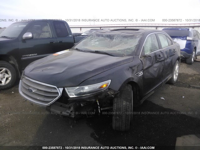 1FAHP2E81DG128100 - 2013 FORD TAURUS SEL BLACK photo 2