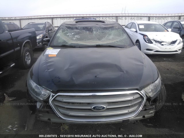 1FAHP2E81DG128100 - 2013 FORD TAURUS SEL BLACK photo 6