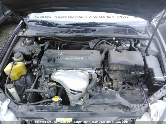 JTDBE32K140266871 - 2004 TOYOTA CAMRY LE/XLE BLACK photo 10