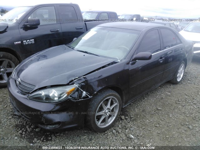 JTDBE32K140266871 - 2004 TOYOTA CAMRY LE/XLE BLACK photo 2