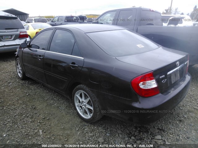 JTDBE32K140266871 - 2004 TOYOTA CAMRY LE/XLE BLACK photo 3