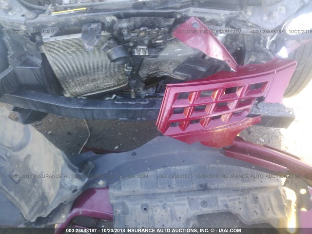 JN8AS58VX8W115343 - 2008 NISSAN ROGUE S/SL RED photo 6