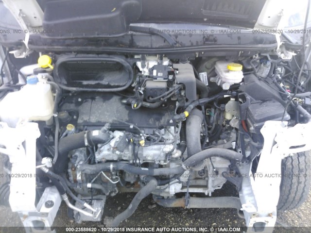 3C6TRVAD0FE500782 - 2015 RAM PROMASTER 1500 1500 STANDARD WHITE photo 10