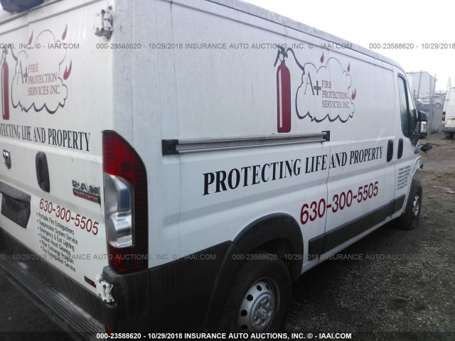 3C6TRVAD0FE500782 - 2015 RAM PROMASTER 1500 1500 STANDARD WHITE photo 4