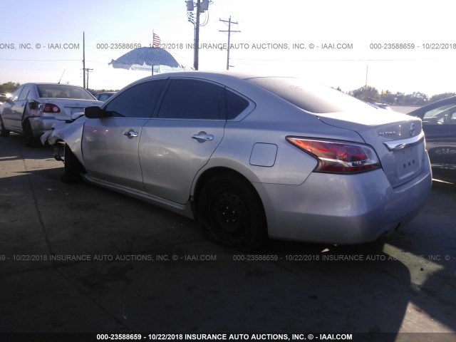 1N4AL3AP0DN550743 - 2013 NISSAN ALTIMA 2.5/S/SV/SL SILVER photo 3