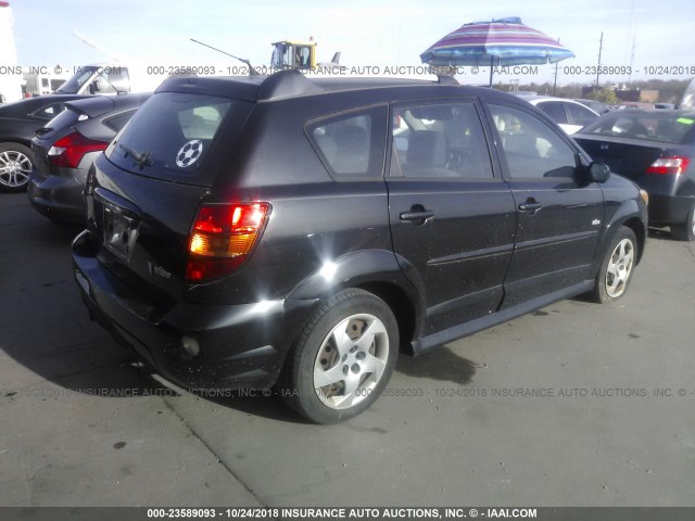 5Y2SL65846Z413092 - 2006 PONTIAC VIBE BLACK photo 4