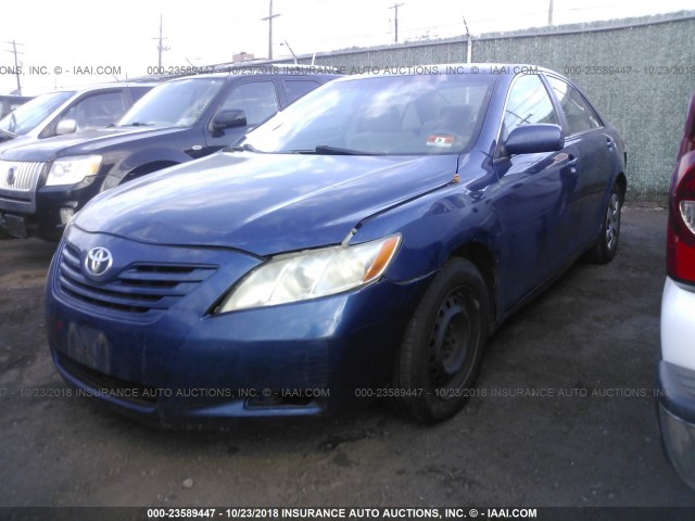 4T1BE46KX9U405326 - 2009 TOYOTA CAMRY SE/LE/XLE BLUE photo 2