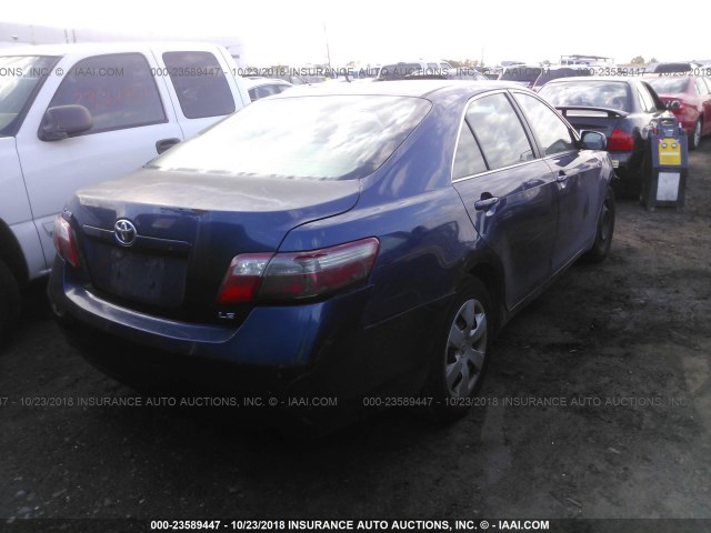 4T1BE46KX9U405326 - 2009 TOYOTA CAMRY SE/LE/XLE BLUE photo 4