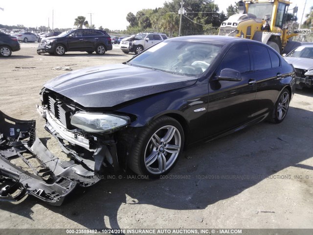 WBAFR7C54DC826416 - 2013 BMW 535 I BLACK photo 2