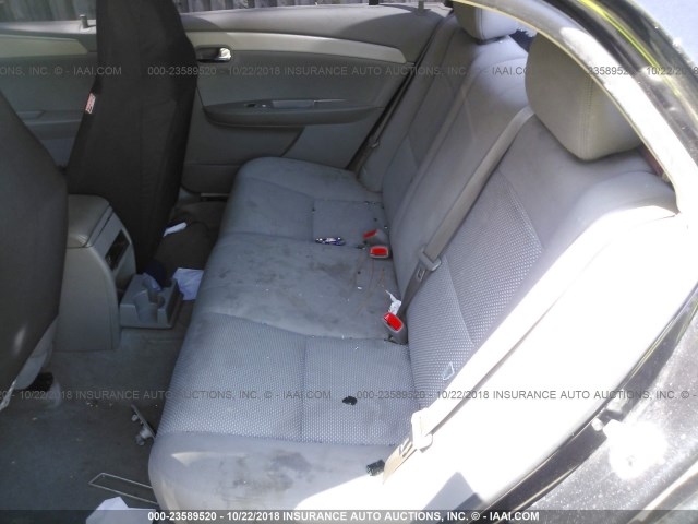 1G1ZG57B69F194303 - 2009 CHEVROLET MALIBU LS შავი ფოტო 8